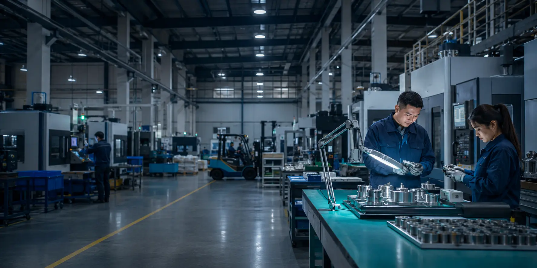 Modern manufacturing and quality inspection facility